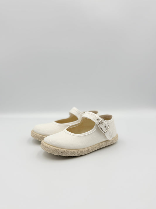 Mary Jane 'Linus Jute' Beige