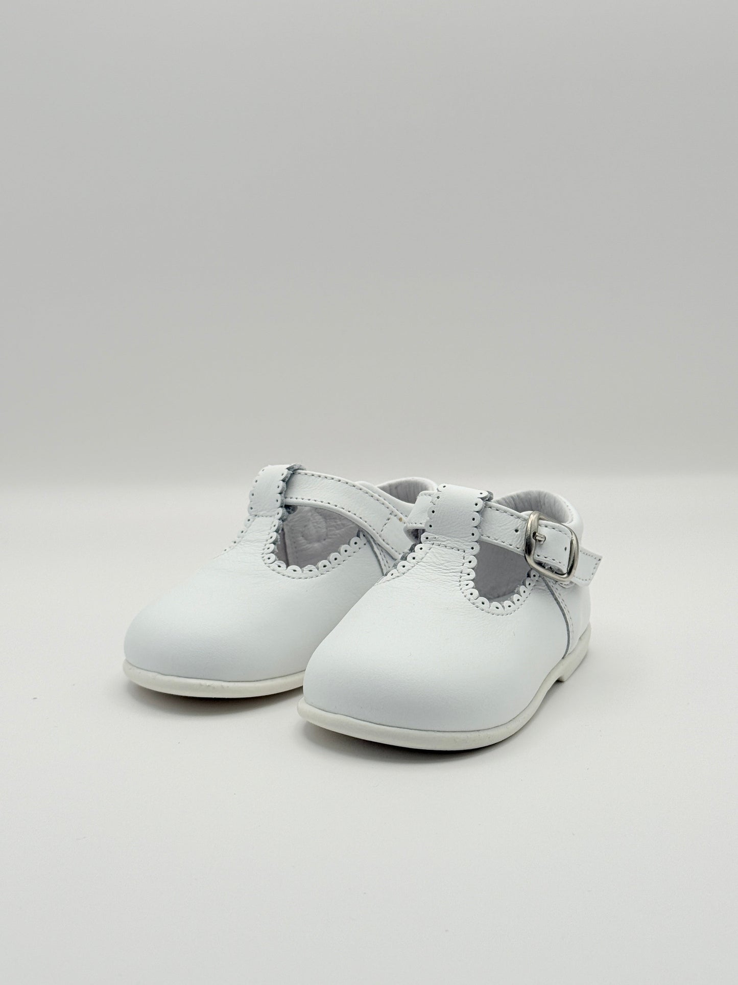 T Strap Nacar White