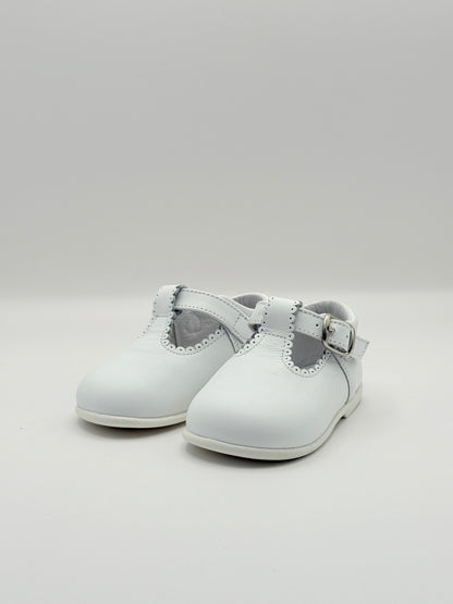 T Strap Nacar White