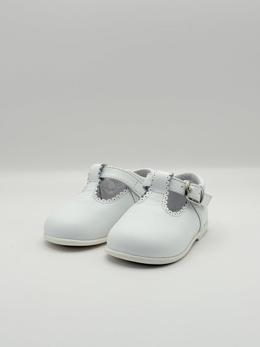 T Strap Nacar White