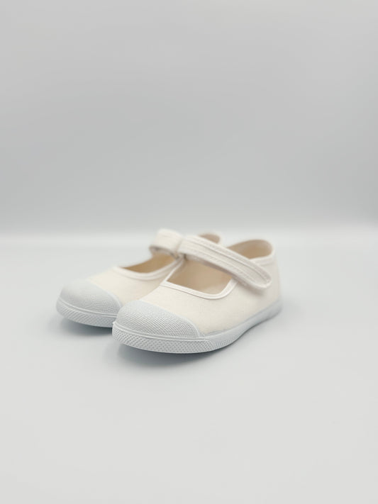 Mary Jane 'Cap Toe' White