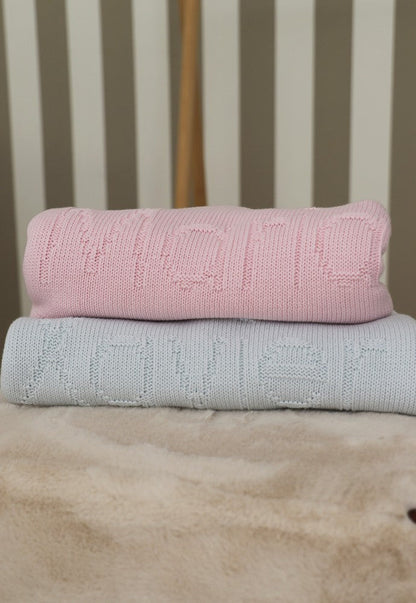 Blanket Custom Name- Cotton