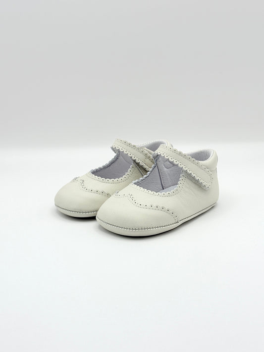 Crib Shoe Mary Jane Rubi Napa Ivory