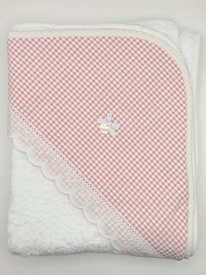 Hooded Towel XL Telmo Pink