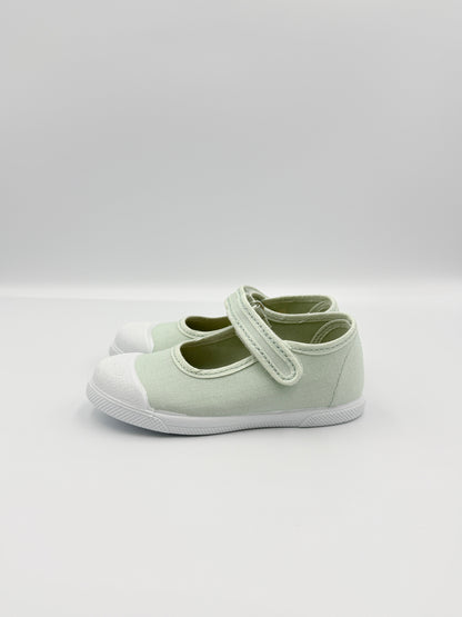 Mary Jane 'Cap Toe' Sage
