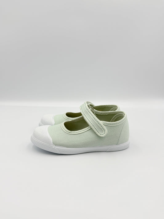 Mary Jane 'Cap Toe' Sage