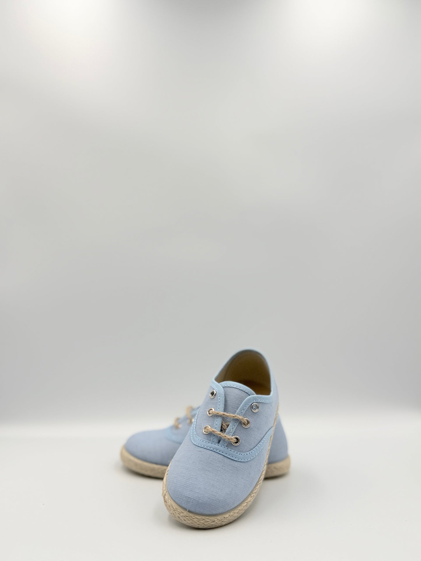 Lace-Up Sneakers 'Hugo' Jute Sky Blue