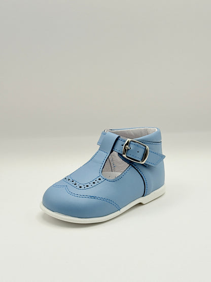 T-Bar Booties Powder Blue