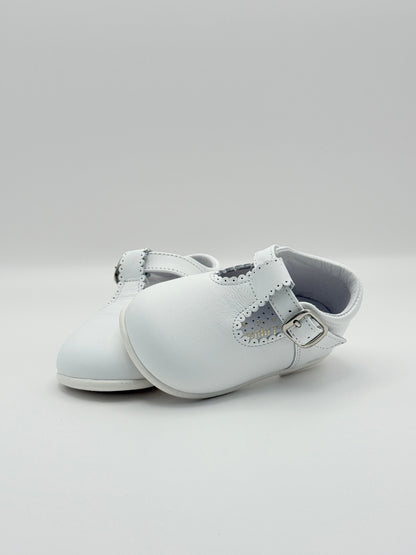 T Strap Nacar White