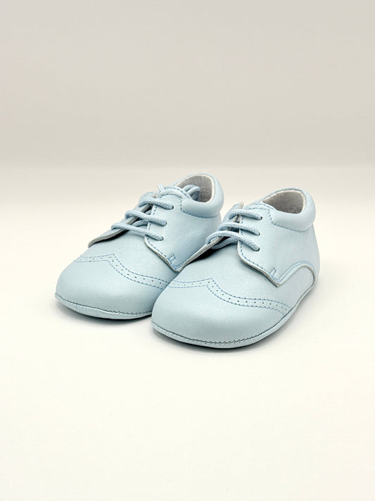 Crib Shoe Blucher Nacar Blue