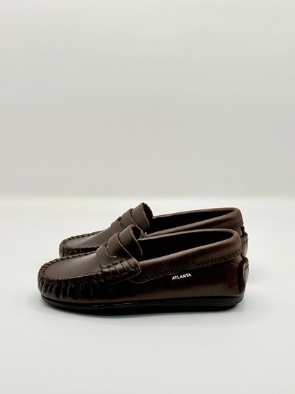 Penny Loafer Moccasins Dark Brown