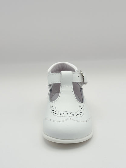 T-Bar Booties White