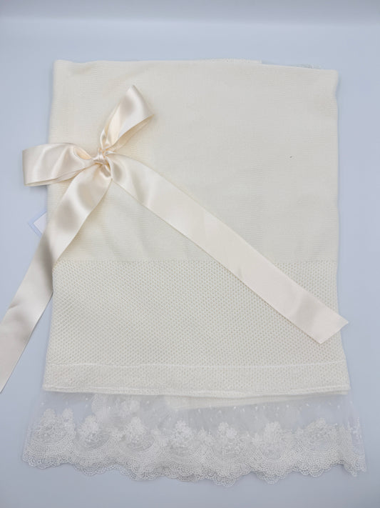 Blanket 'Beatriz' White