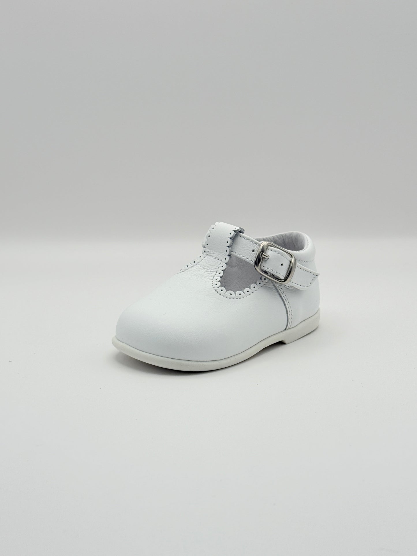 T Strap Nacar White