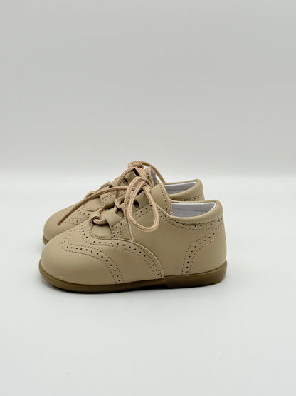 Lace-Up Shoes Taupe