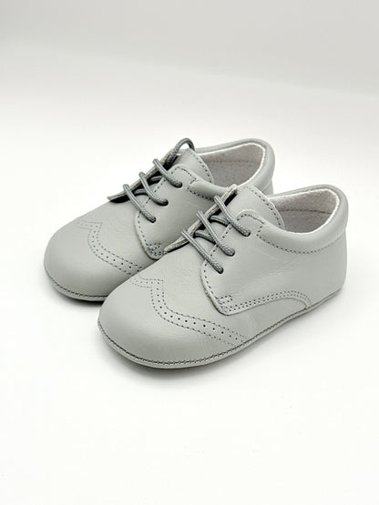 Crib Shoe Blucher Nacar Gray