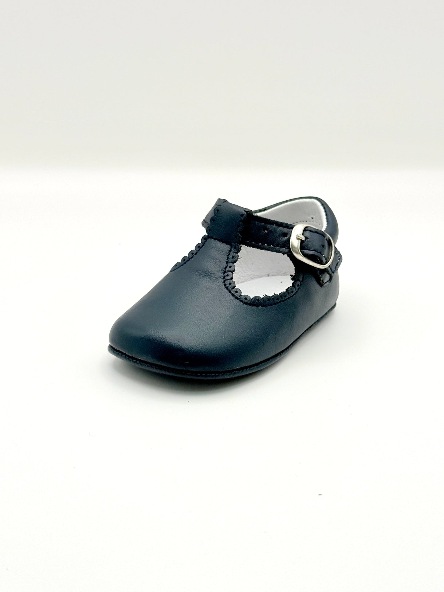 Crib Shoe T-Strap Napa Navy