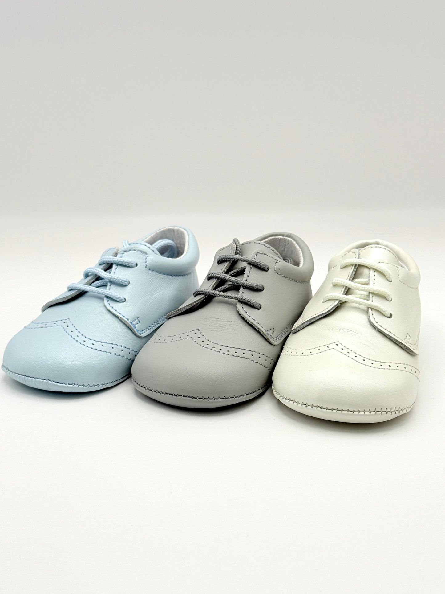 Crib Shoe Blucher Nacar Blue