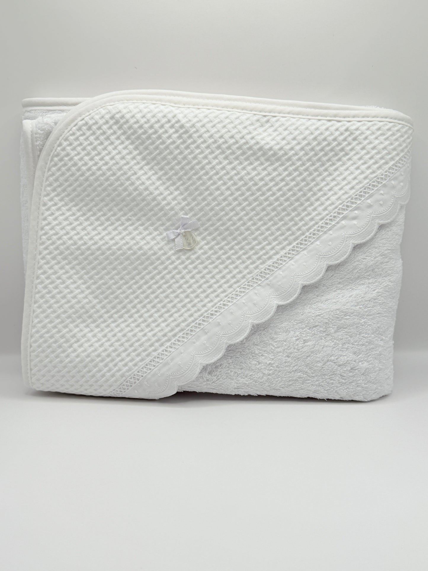 Hooded Towel XL Lucia White