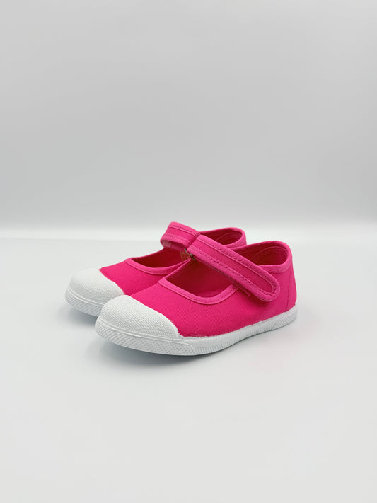 Mary Jane 'Cap Toe' Fuchsia