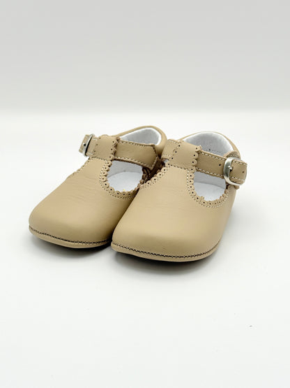 Crib Shoe T-Strap Napa Sand
