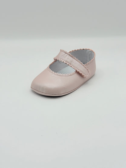 Crib Shoe Mary Jane Nacar Rosa