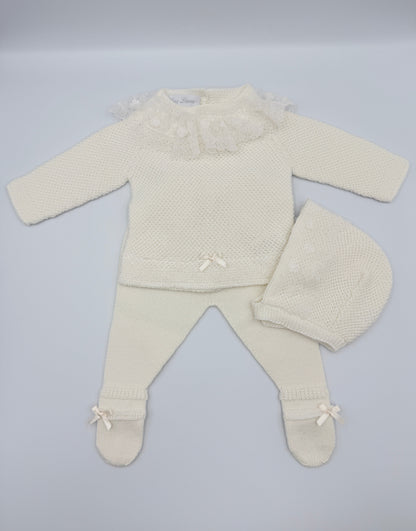 Knit Set 'Beatriz' White