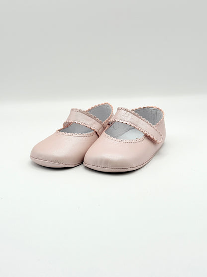Crib Shoe Mary Jane Nacar Rosa