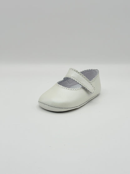 Crib Shoe Mary Jane Nacar Ivory