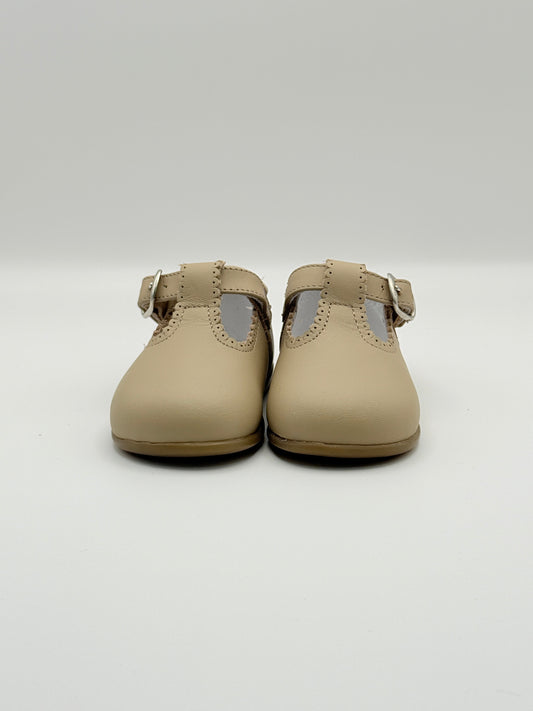T Strap Nacar Beige