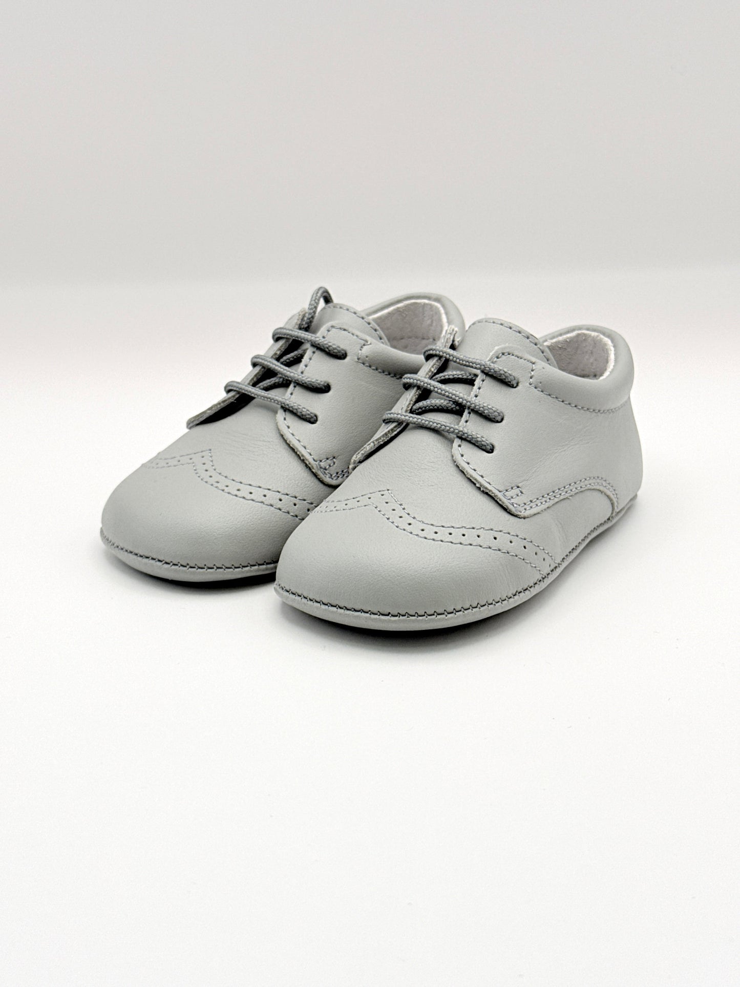 Crib Shoe Blucher Nacar Gray
