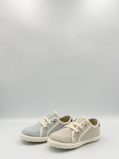 Lace-Up Sneakers 'Viena Bandeleta' Sand