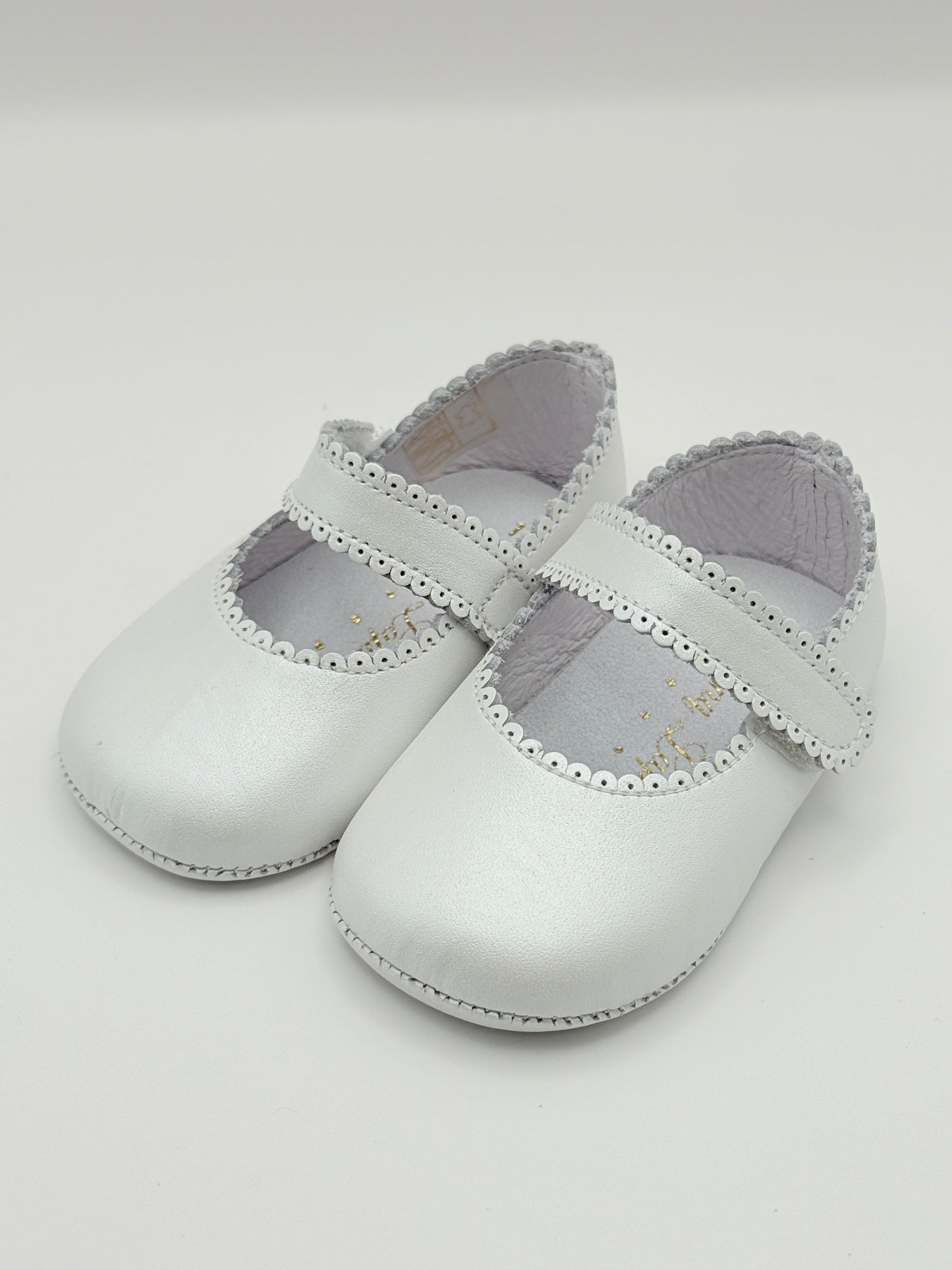 Crib Shoe Mary Jane Nacar White