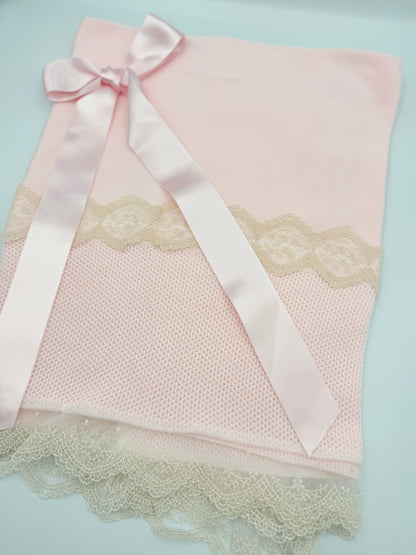 Blanket 'Picos' Pink