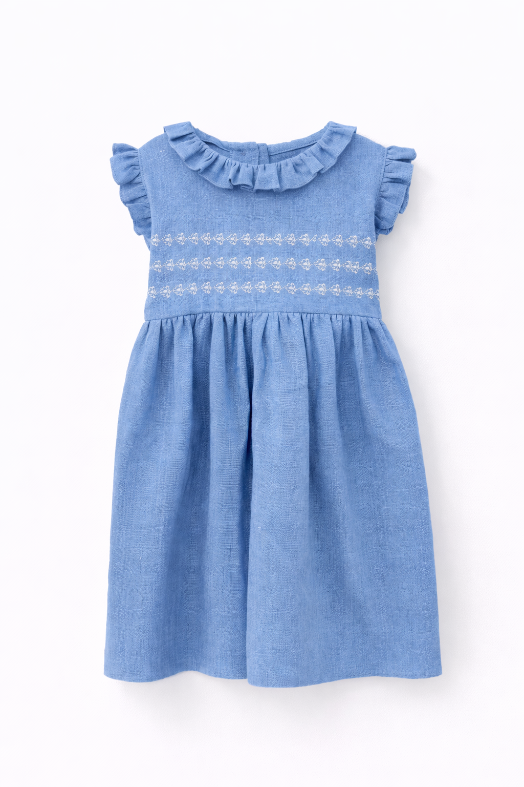 Smock Dress 'Blue Pesce'