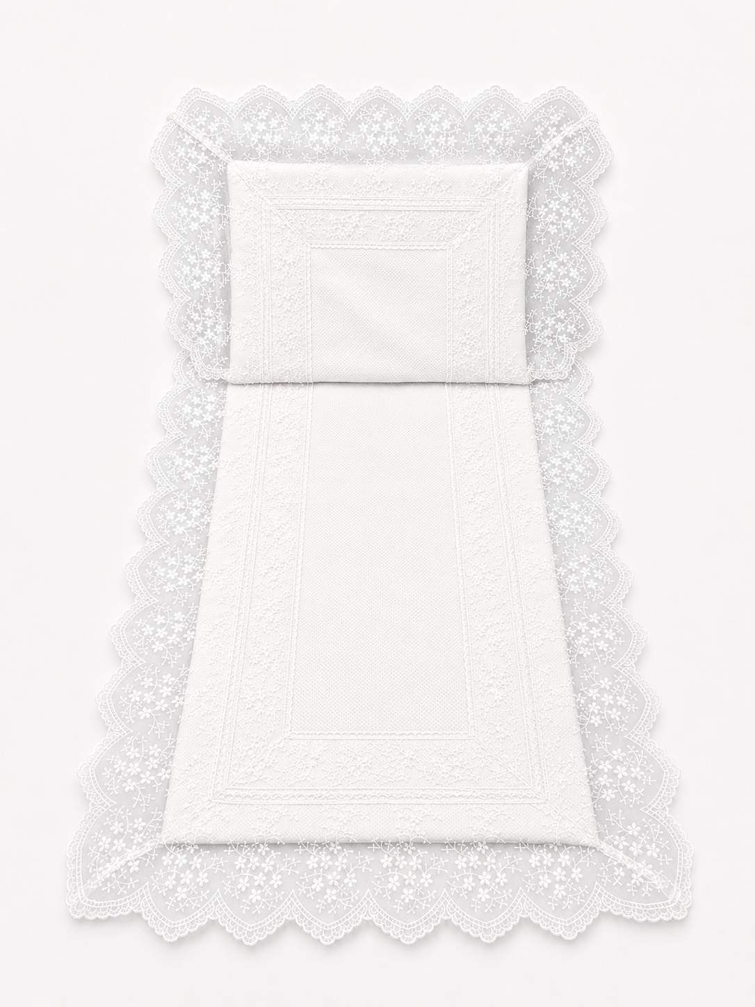 Bassinet Cover 'Picos'- Pillow & Liner