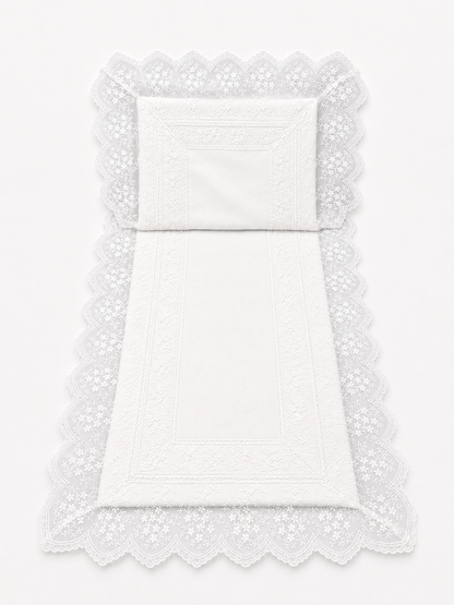 Bassinet Cover 'Picos'- Pillow & Liner