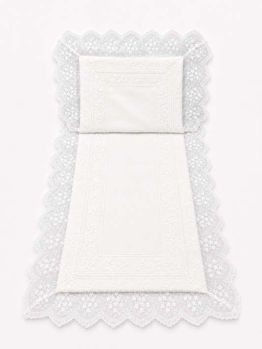 Bassinet Cover 'Picos'- Pillow & Liner