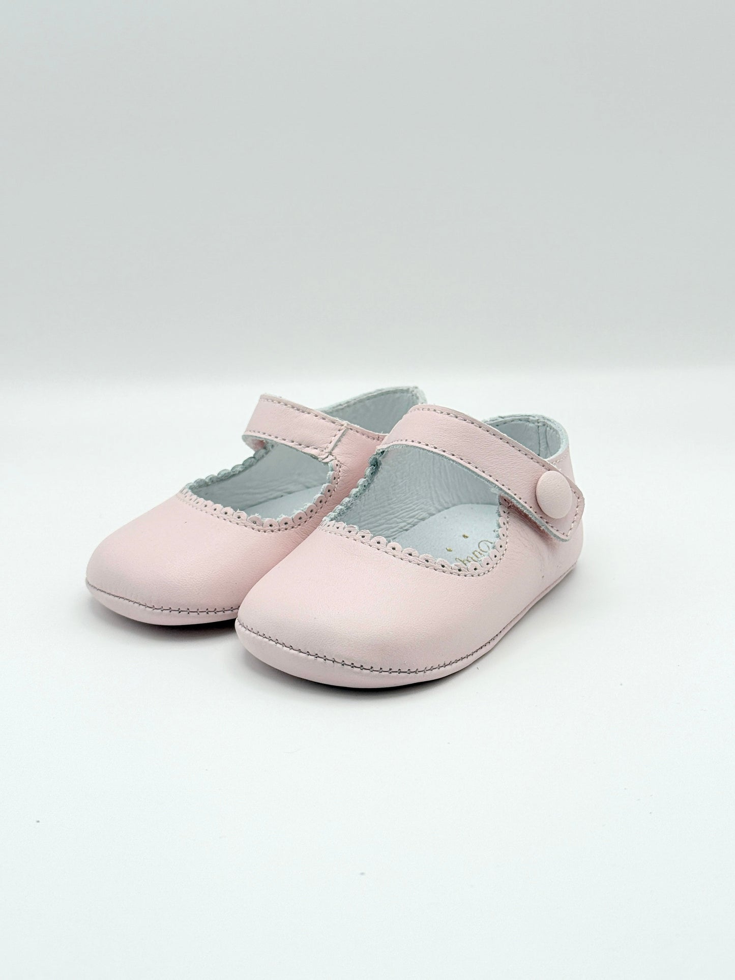 Crib Shoe Mary Jane Button Pink