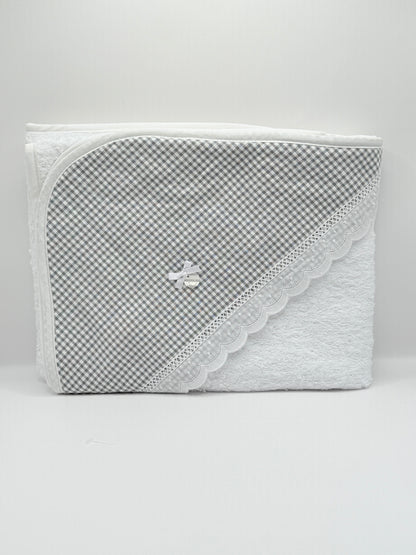 Hooded Towel XL Telmo Grey