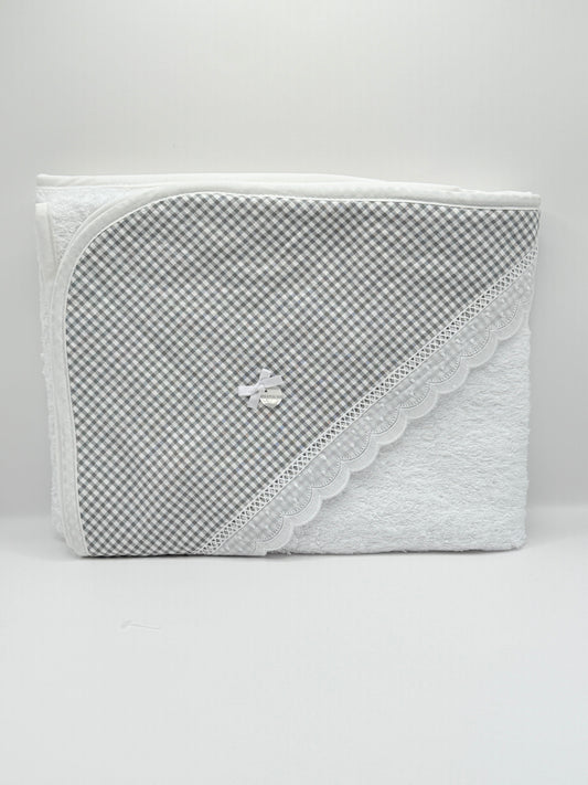 Hooded Towel XL Telmo Grey