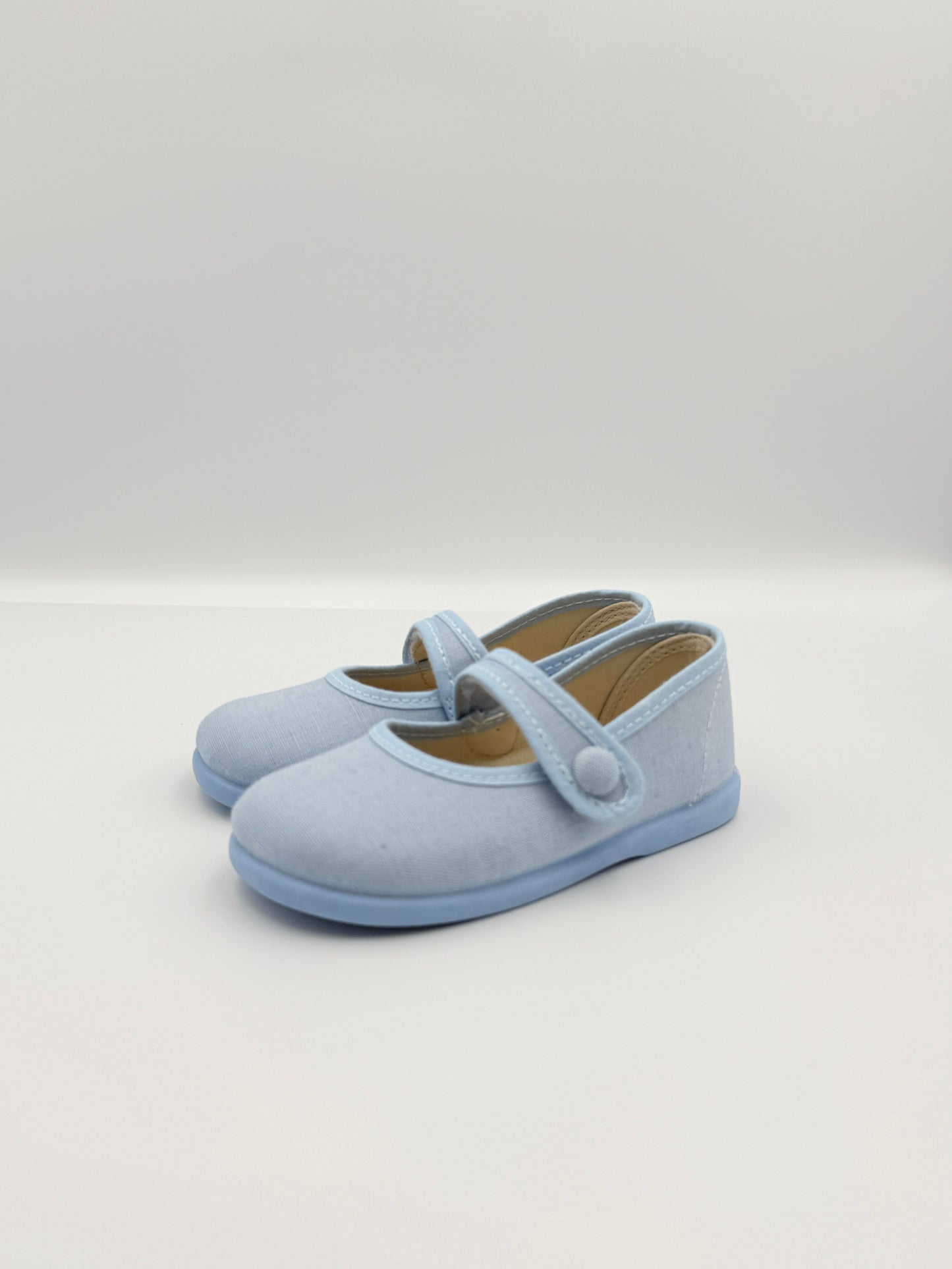 Mary Jane 'Linus Linen' Sky Blue