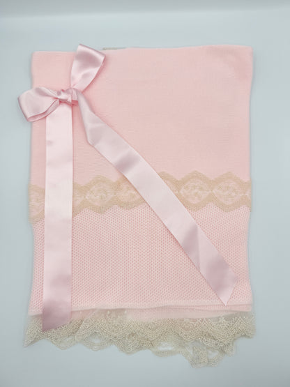 Blanket 'Picos' Pink