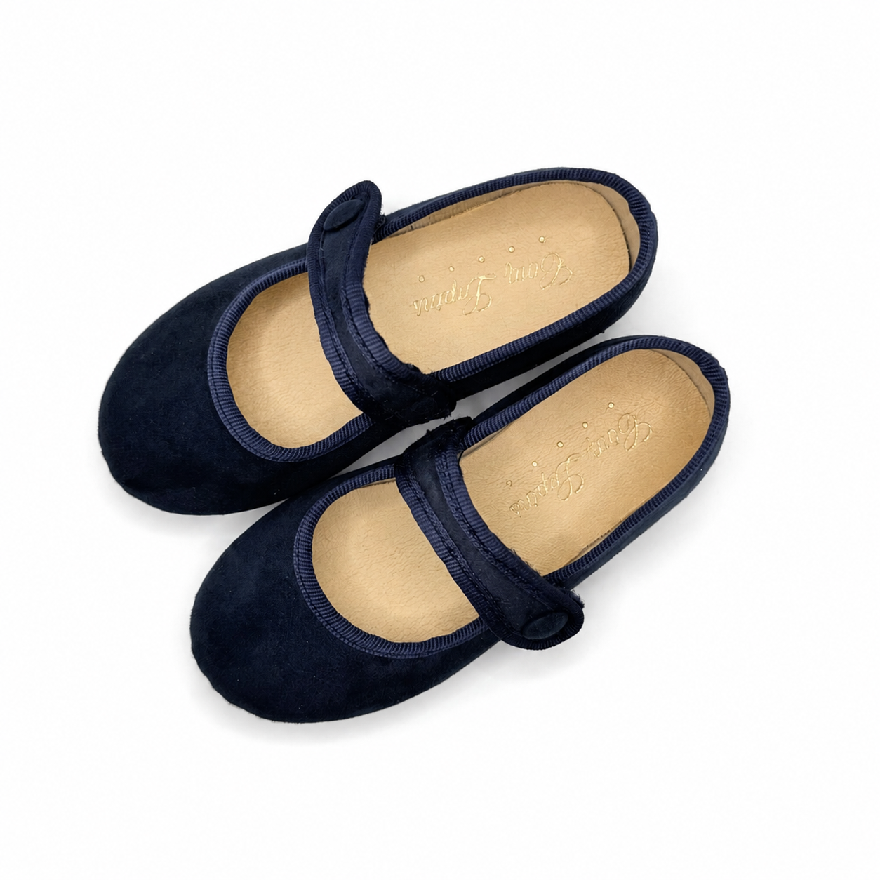 Mary Jane 'Serratex Button' Navy