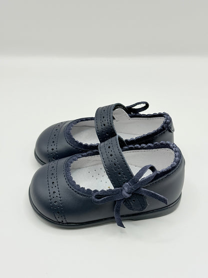Mary Jane Bow Navy