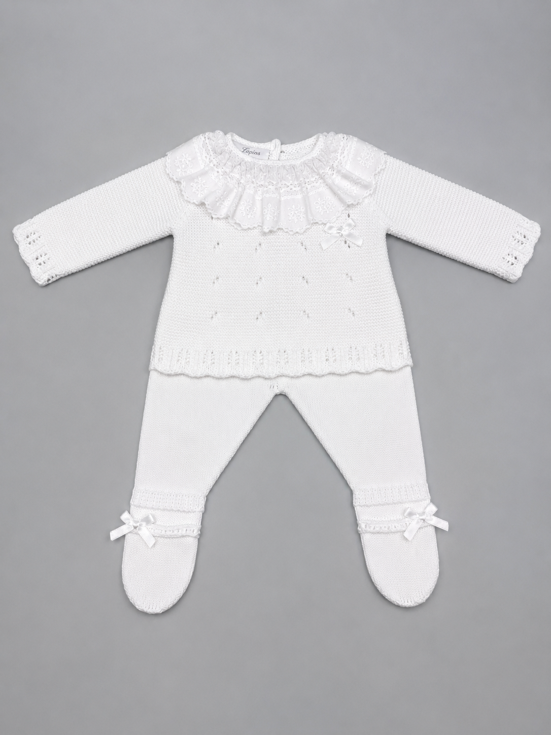 Knit Set 'Anama' White