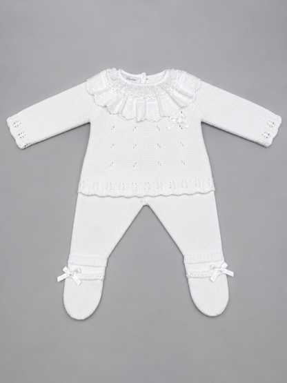 Knit Set 'Anama' White