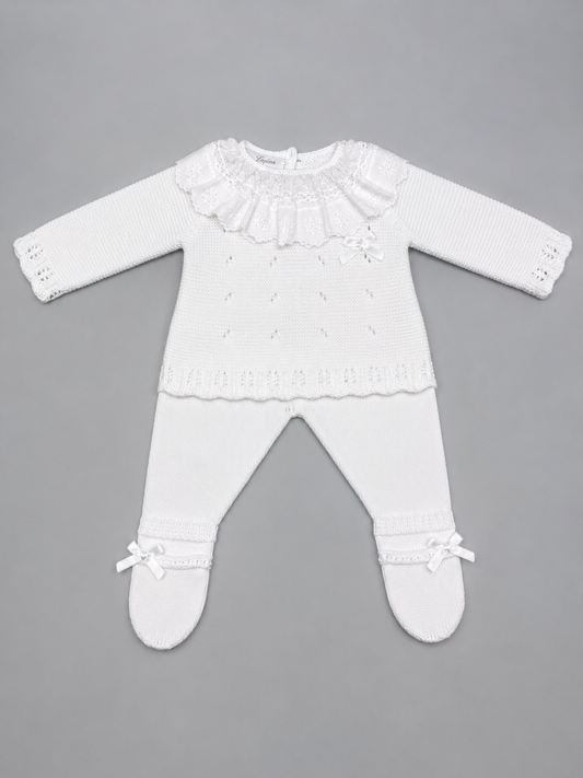 Knit Set 'Anama' White