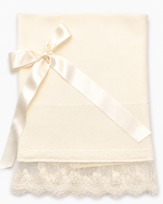 Blanket 'Beatriz' White
