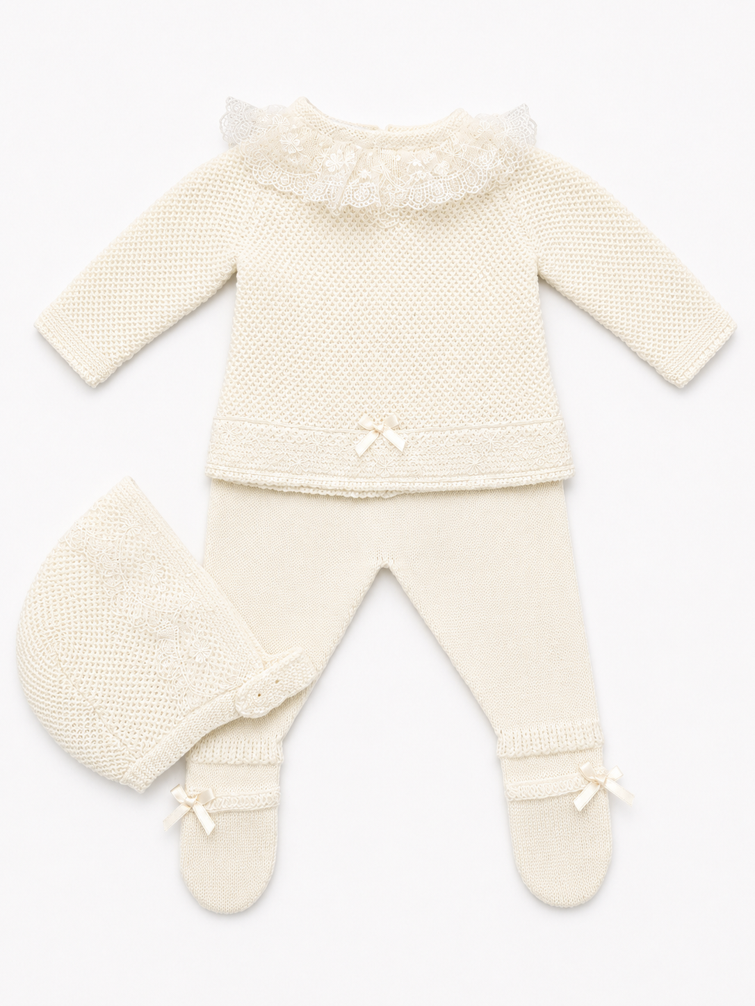 Knit Set 'Beatriz' White